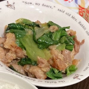 舞茸と豚肉の炒め物